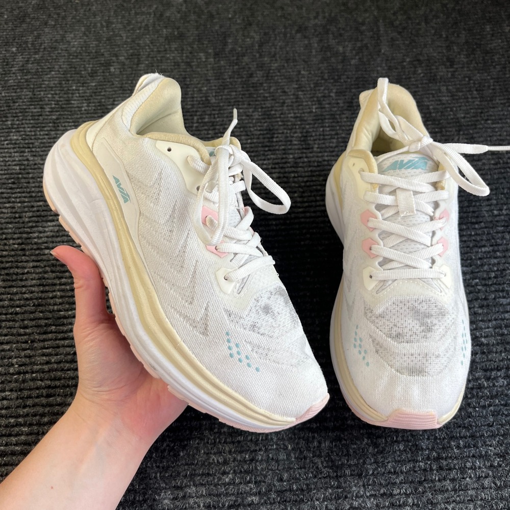 Avia Avi-Move Womens 7.5 Running Shoes White Pink Teal AA50247WW comfort Sneaker